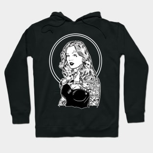 Tattooed Pin Up Girl Hoodie